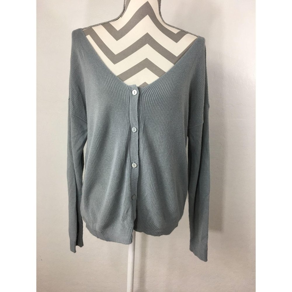 Absolutely grey cardigan size L
